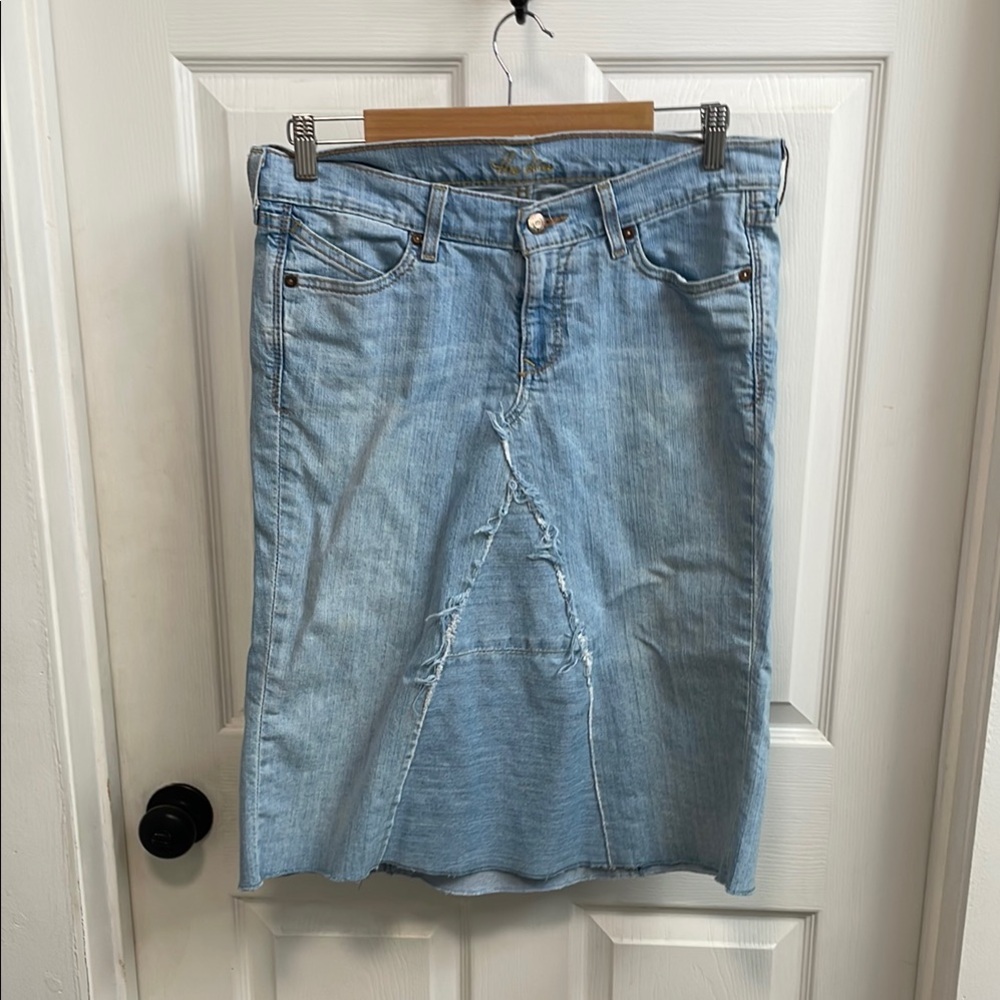 Women’s Light Blue Denim Skirt